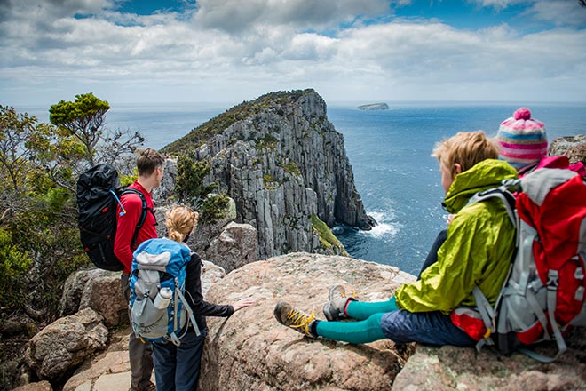 Day 4: Retakunna to Fortescue Bay, featuring Cape Hauy photograph