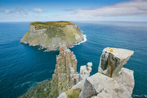 Photograph of Tasman Island from The Blade